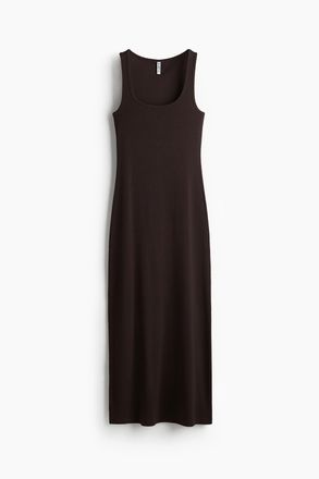 H&M Maxikleid - Dunkelbraun