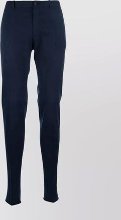 Incotex trousers with back pocket and elastic waistband