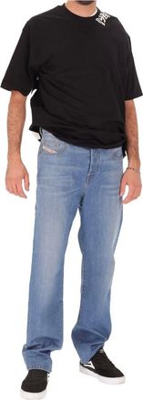 Diesel Rechte jeans - Heren - Jeans - Blauw - Maat: W28 Katoen