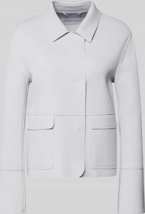 White Label Blazer mit Kentkragen und aufgesetzten Pattentaschen in Offwhite, Gr&ouml;&szlig;e 34