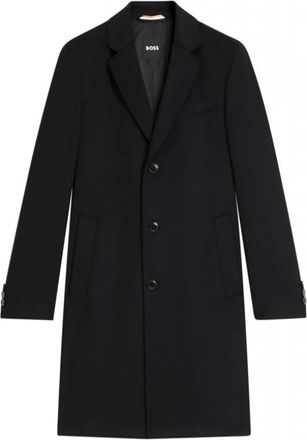 HUGO BOSS Hyde Jas - Heren - Mantel - Zwart - M - Wol - Jassen