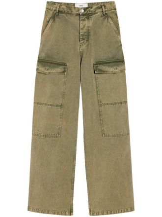 Ami Relaxed Wide-Leg Trousers