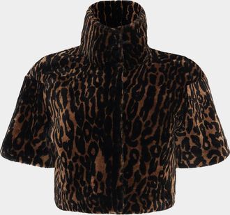 Gorski Reversible Select Shearling Bolero