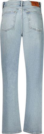 Calvin Klein High-Rise Cotton Jeans - Blue