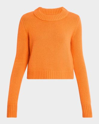 La Ligne Wool Cashmere Solid Mini Marin Sweater