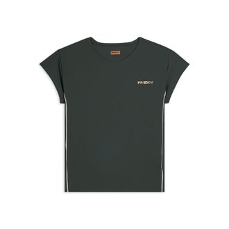 Freddy T-shirt tecnica con maniche ad aletta e profili a contrasto