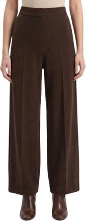Am&eacute;lie & Am&eacute;lie Afragola Broek - Dames - Wijde Broeken - Bruin - XL - Broeken