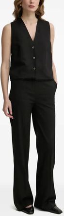 IVY OAK Top con frange - Nero