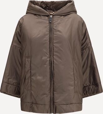Max Mara Giacca imbottita con Cappuccio in tela antigoccia Woman 44