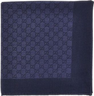 Gucci Silk and wool-blend scarf Man One Size