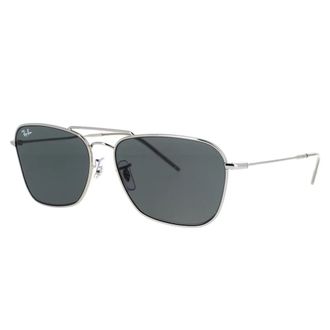 Ray-Ban Innovatieve Unisex Zonnebril Caravan Gunmetal Grey - unisex - Zonnebrillen - Grijs - 58 MM - Accessoires