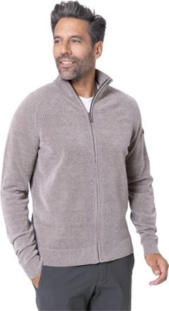 Roberto Ricci Design Taupe Zip-Up Vest - Heren - Vesten - Grijs - XL - Truien & Vesten