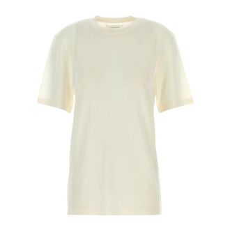 ARMARIUM T-Shirts, female, White, Size: XS Viky Top in Merino Wool