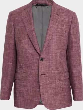 Giorgio Armani Men & apos;s Wool Silk Linen Sport Coat