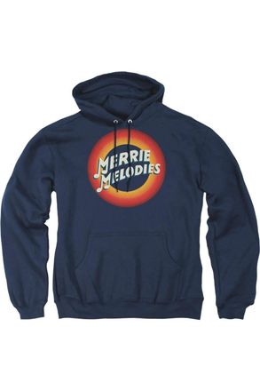 Gildan Looney Tunes Merrie Logo Adult Pull Over Hoodie / Hooded Sweatshirt