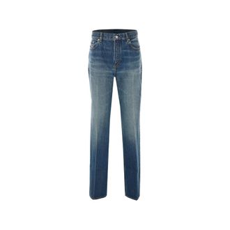 Alaia Zip-up Bootcut Jeans