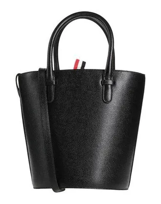 VIP【関税送料無料】希少 THOM BROWNE BLACK LEATHER RWB BAG Thom Browne Black RWB Structured Backpack Thom Browne