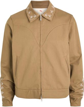 Cherry Los Angeles Giacca Charro con ricamo a fiori - Marrone