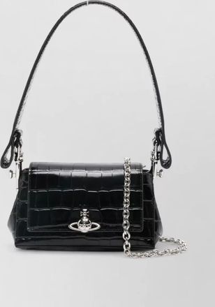 Vivienne Westwood hazel small croc effect leather tote