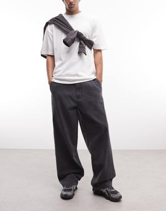 Obey Bigwig Carpenter - Jeans multitasche neri-Nero