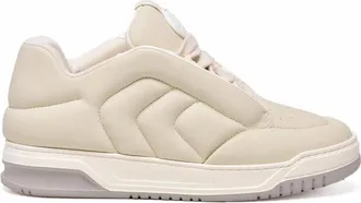 THOMS NICOLL White Leather Puffy High-Top Sneakers