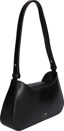 Ted Baker Curlo Baguette Schoudertas - Dames - Tassen - Zwart - Maat: ONE Size Katoen