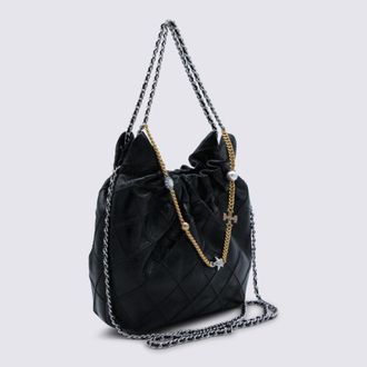 Tory Burch Fleming Distressed Mini Hobo Bag