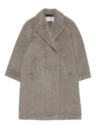 Acne Studios Jas met dubbele rij knopen van wolblend - Grijs