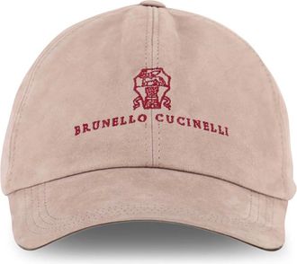 Brunello Cucinelli Su&egrave;de Baseballpet - Heren - Accessoires - Beige - Maat: M Su&egrave;de
