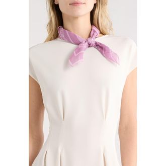 Givenchy Logo Silk Square Scarf in Pink at Nordstrom Rack