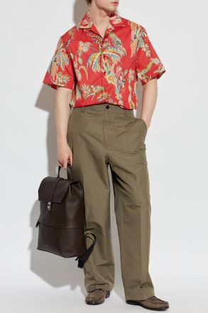 Etro Short-sleeved Shirt, Mens, Red