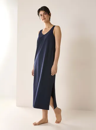 Miiyu Womens SUPIMA cotton long nightgown