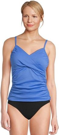 Sunsets Simone Tankini Womens Harbor Blue Crossback Stretch Swimwear GBO2372