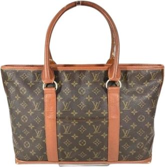 Louis Vuitton Pre-owned Tote Bags, female, Brown, Size: ONE SIZE Pre-owned Canvas Tote Bag