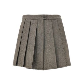 Emporio Armani Wool twill skorts Woman 40