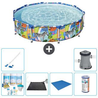 Bestway Piscina Bestway Steel Pro Redonda - Selva - 305x66 Cm - 7-piezas S22118