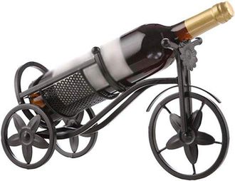 OEM Botellero - Estante Para Vinos - Decoraci&oacute;n De Cocina - Estilo Vintage - 34x12x20cm - Negro
