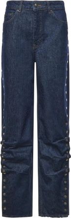 Rotate Straight Jeans - Dames - Regular Fit Jeans - Blauw - W27 - Katoen - Jeans