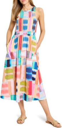 Nic+Zoe Anna Portofino Print Midi Sundress in Pink Multi at Nordstrom Rack, Size X-Small