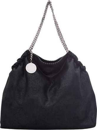 Stella McCartney Falabella Tote - Dames - Shoppers - Zwart - ONE Size - Katoen - Tassen