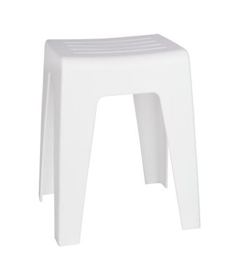 WENKO Taburete Ba&ntilde;o Kumba Blanco