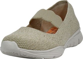 Skechers Seager Power Hitter Womens Mary Janes Casual Neutral UK 4.5