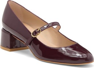 Stuart Weitzman Gabby Mary Jane Pump in Cabernet at Nordstrom Rack, Size 8.5