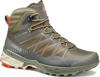 Asolo Mens Tahoe Mid Gtx Hiking Boot In Olive/trance Buzz