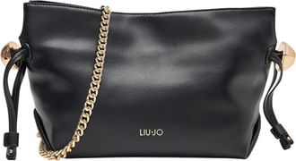 Liu Jo Small Riccy schoudertas - Dames - Schoudertassen - Zwart - ONE Size - Polyester - Tassen