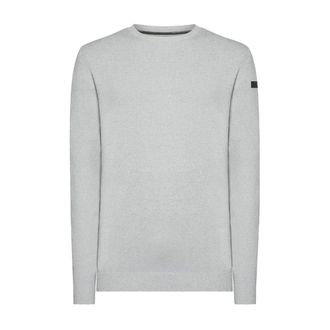 Roberto Ricci Design Sweatshirts, male, Gray, Size: XL Grey Sweater Long Sleeve Melange