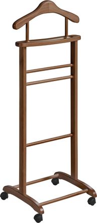 HERDASA Galán de noche de madera de haya nogal 110x45x34 cm