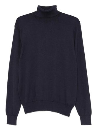 Imperial roll-neck sweatshirt - men - Cotton/Cashmere - M - Blue