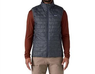 Patagonia Nano Puff Vest In Smolder Blue