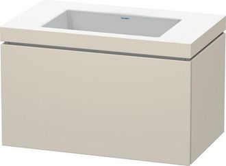 Duravit Duravit - Lavabo Para Muebles L-cube C-bonded Con Base, Colgante